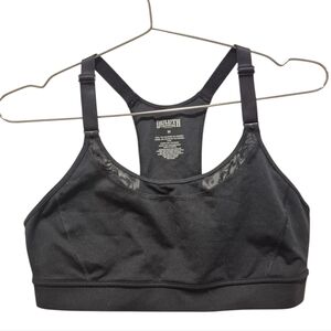 Duluth Trading Co Black Size Medium Sports Bra With Mesh Detail